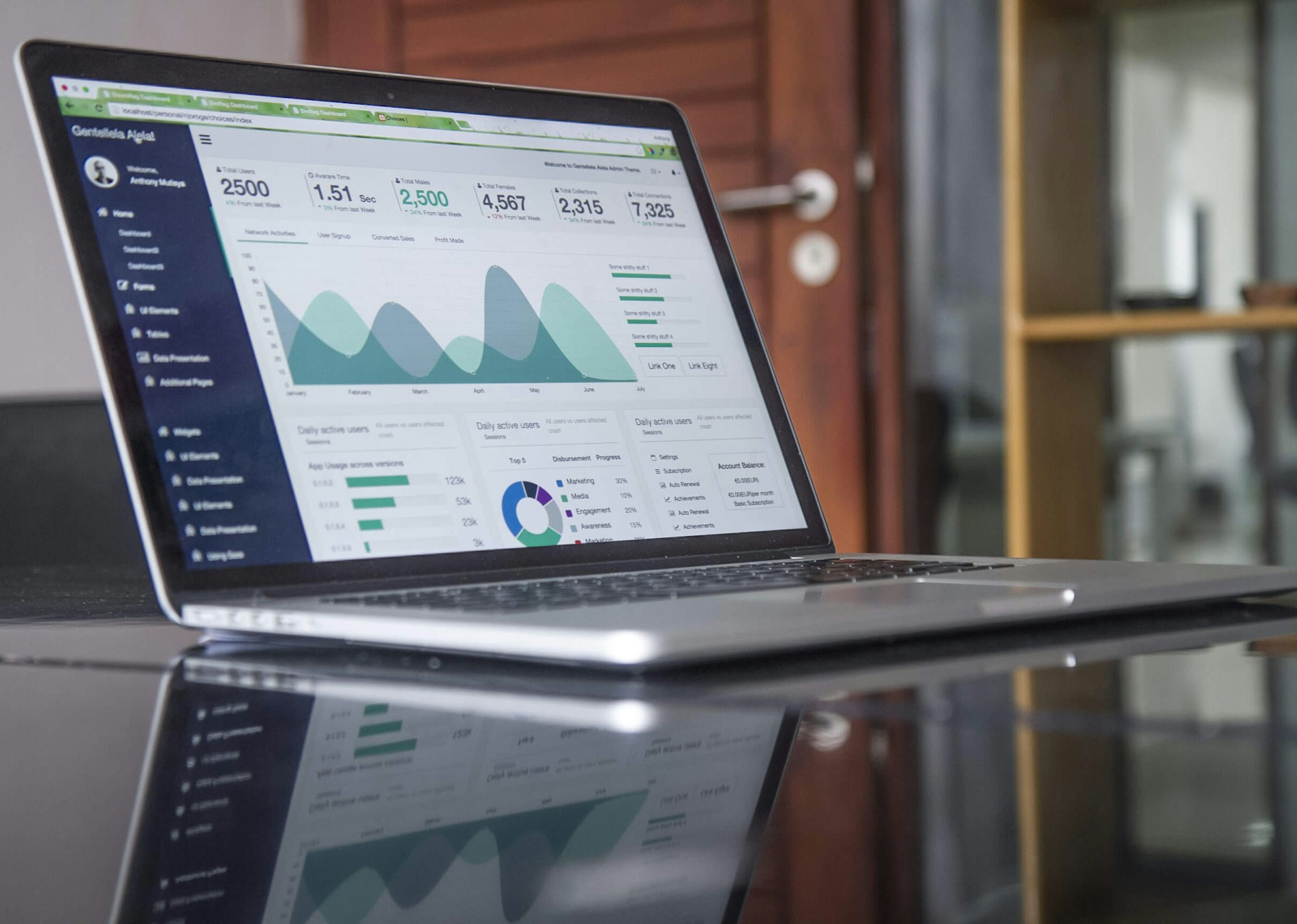 Designer travaillant sur une interface web sur un grand écran